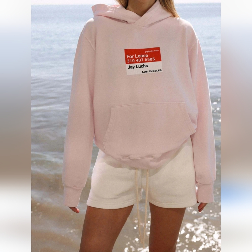 California Incline women’s fun pink hoodie size L excellent condition